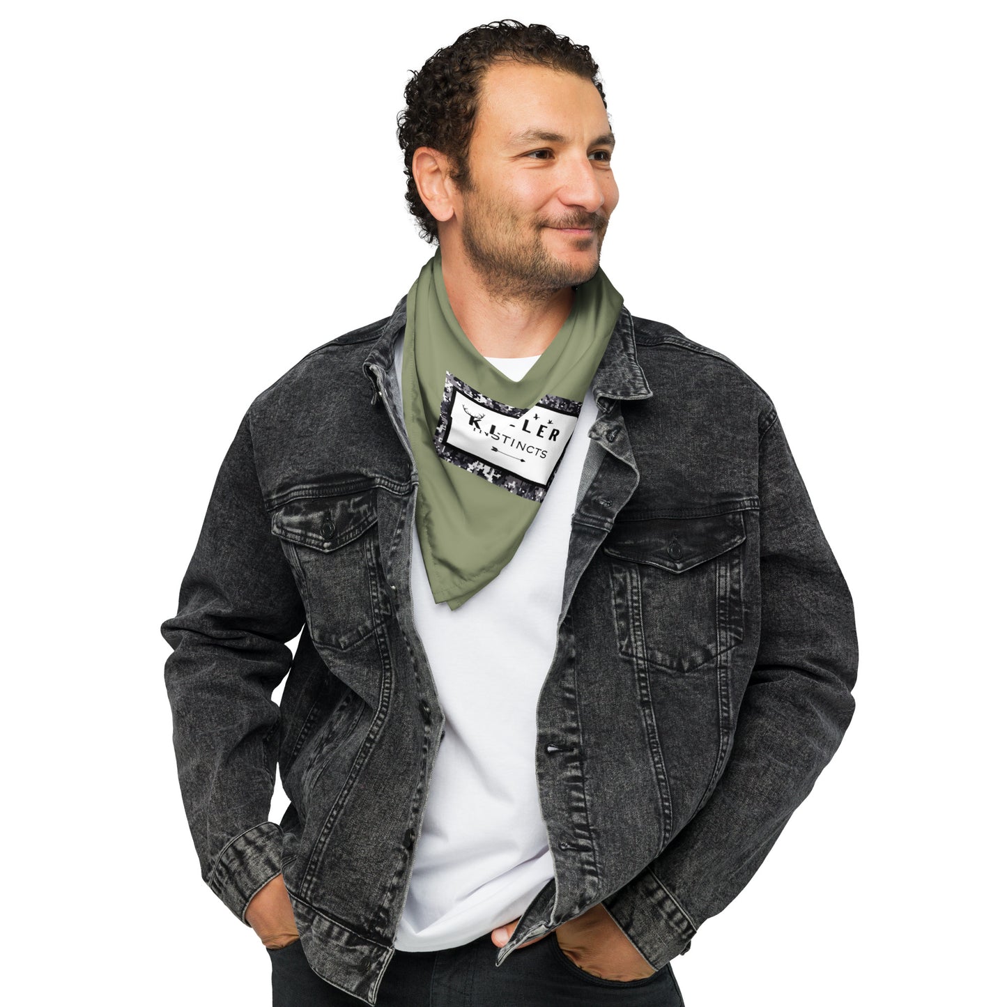 KILLER INSTINCTS Dog/Pet Bandana (Green) - (Unisex) All-Over Print Bandana