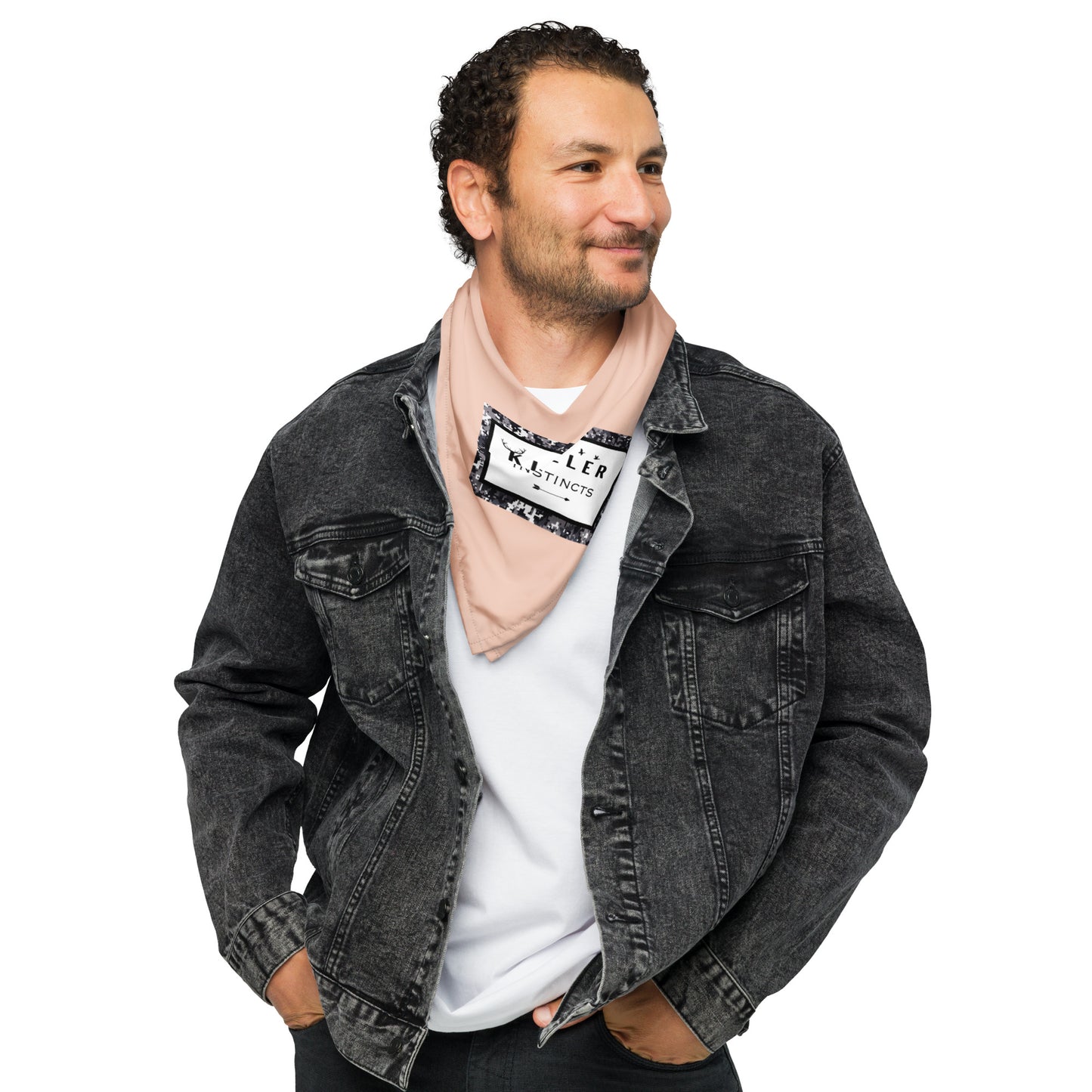 KILLER INSTINCTS Dog/Pet Bandana (Peach) - (Unisex) All-Over Print Bandana