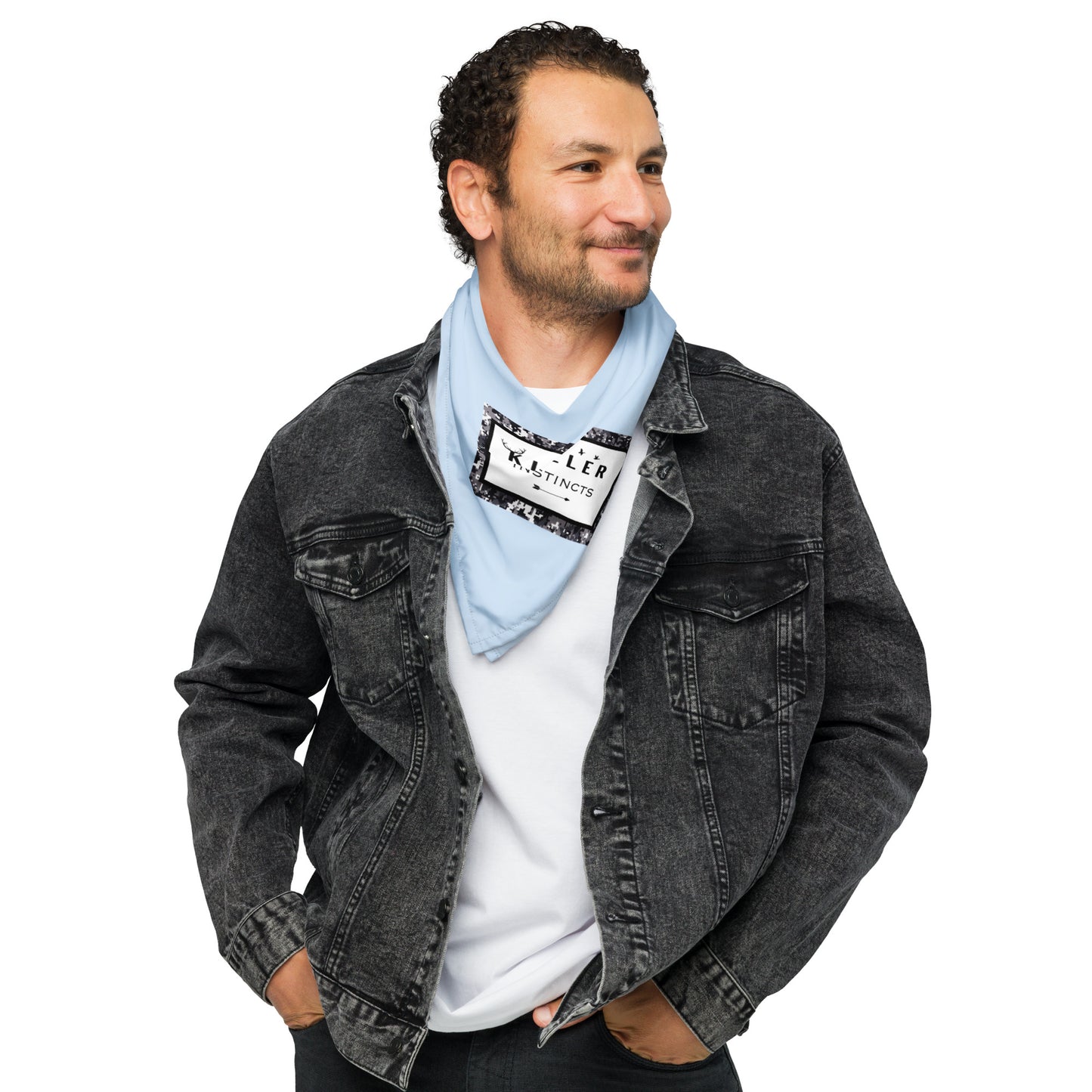 KILLER INSTINCTS Dog/Pet Bandana (Light Blue) - (Unisex) All-Over Print Bandana