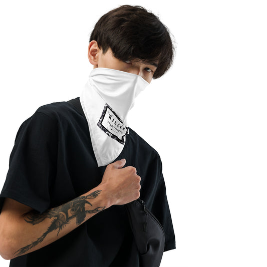 KILLER INSTINCTS Dog/Pet Bandana (White) - (Unisex) All-Over Print Bandana