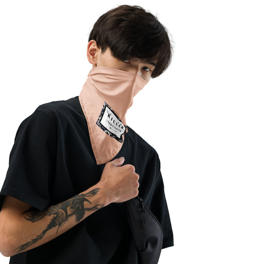 KILLER INSTINCTS Dog/Pet Bandana (Peach) - (Unisex) All-Over Print Bandana