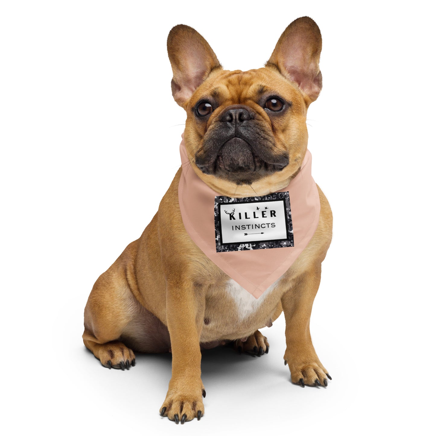 KILLER INSTINCTS Dog/Pet Bandana (Peach) - (Unisex) All-Over Print Bandana
