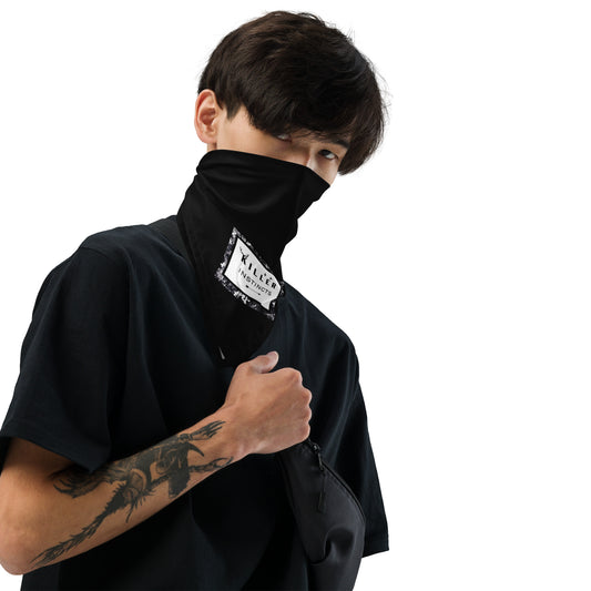 KILLER INSTINCTS Dog/Pet Bandana (Black) - (Unisex) All-Over Print Bandana