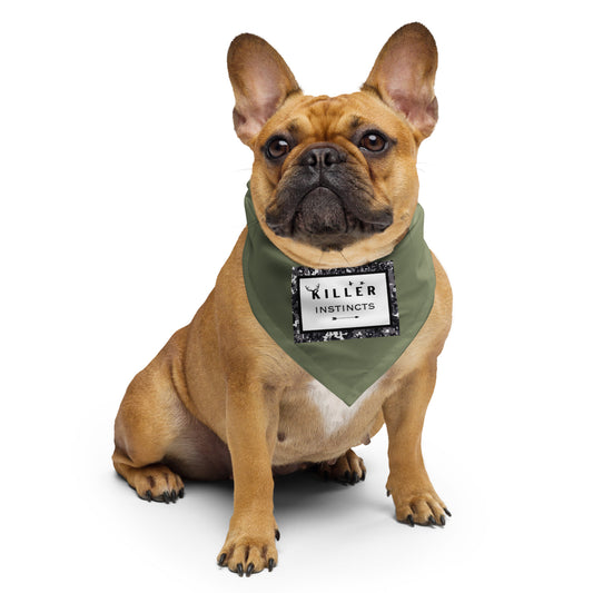 KILLER INSTINCTS Dog/Pet Bandana (Green) - (Unisex) All-Over Print Bandana