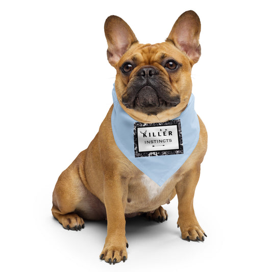 KILLER INSTINCTS Dog/Pet Bandana (Light Blue) - (Unisex) All-Over Print Bandana
