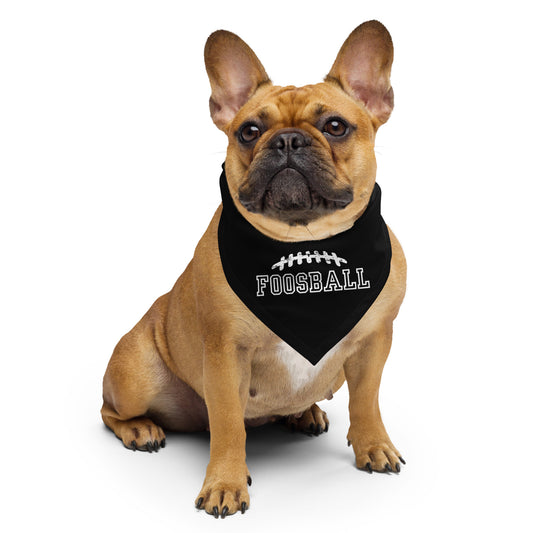 FOOSBALL Dog/Pet Bandana (Black) - (Unisex) All-Over Print Bandana