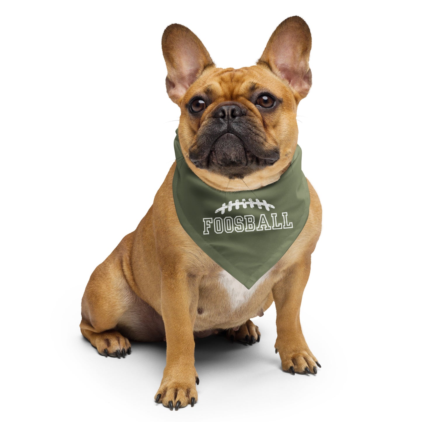 FOOSBALL Dog/Pet Bandana (Green) - (Unisex) All-Over Print Bandana