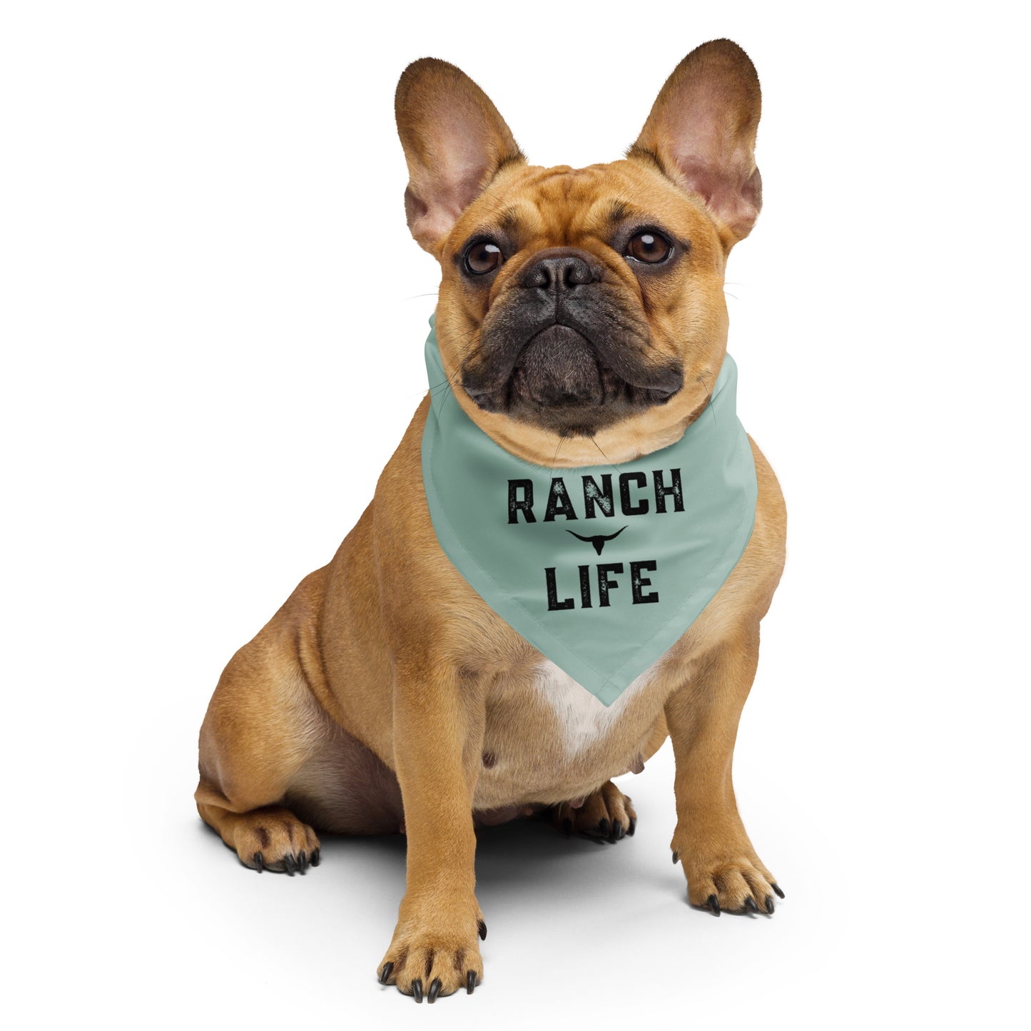 RANCH LIFE Dog/Pet Bandana (Opal) - (Unisex) All-Over Print Bandana