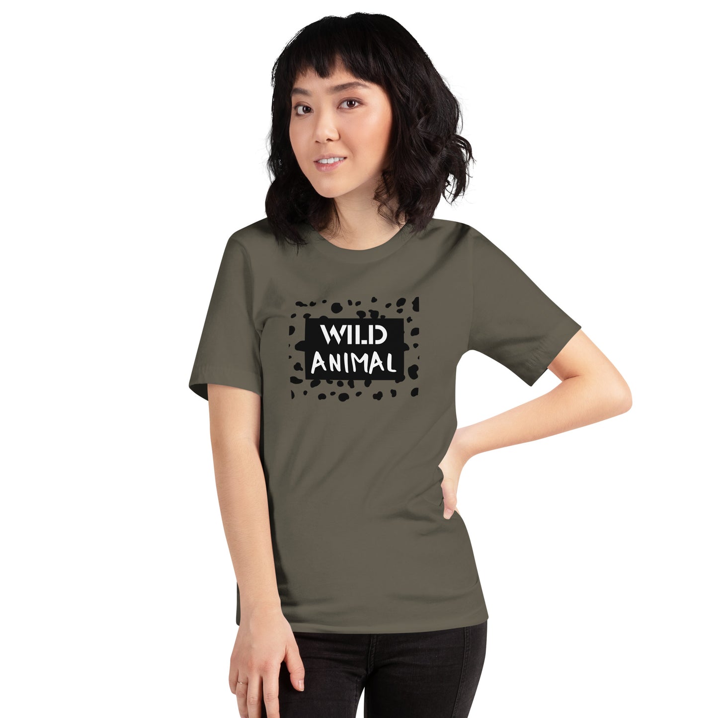 WILD ANIMAL Graphic Tee (Unisex) - Comfortable T-Shirt (Fun Colors)