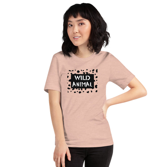 WILD ANIMAL Graphic Tee (Unisex) - Comfortable T-Shirt (Fun Colors)